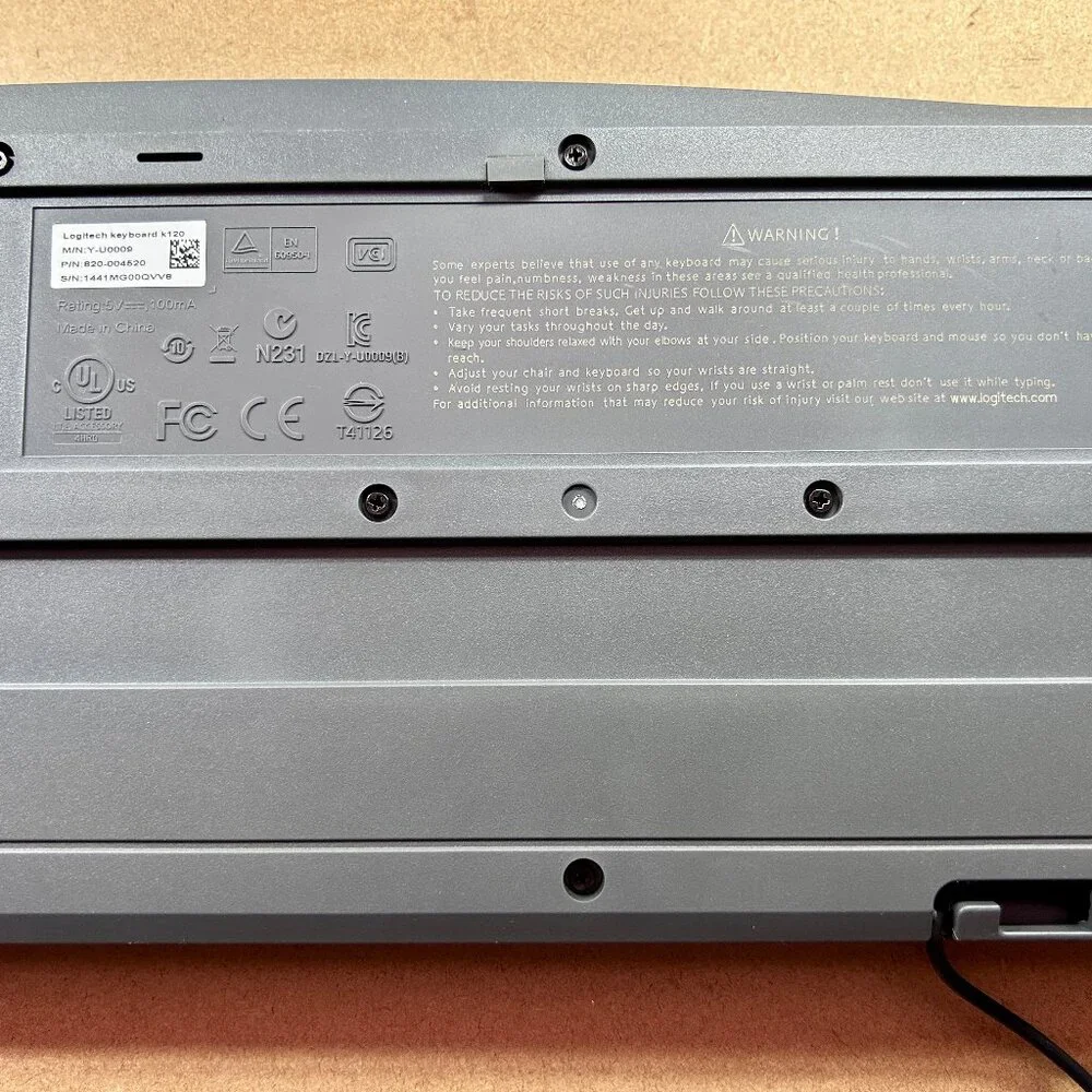 Logitech keyboard computer