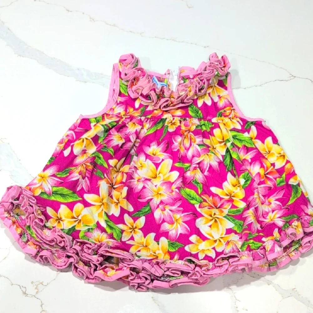 Floral Pink Baby Dress