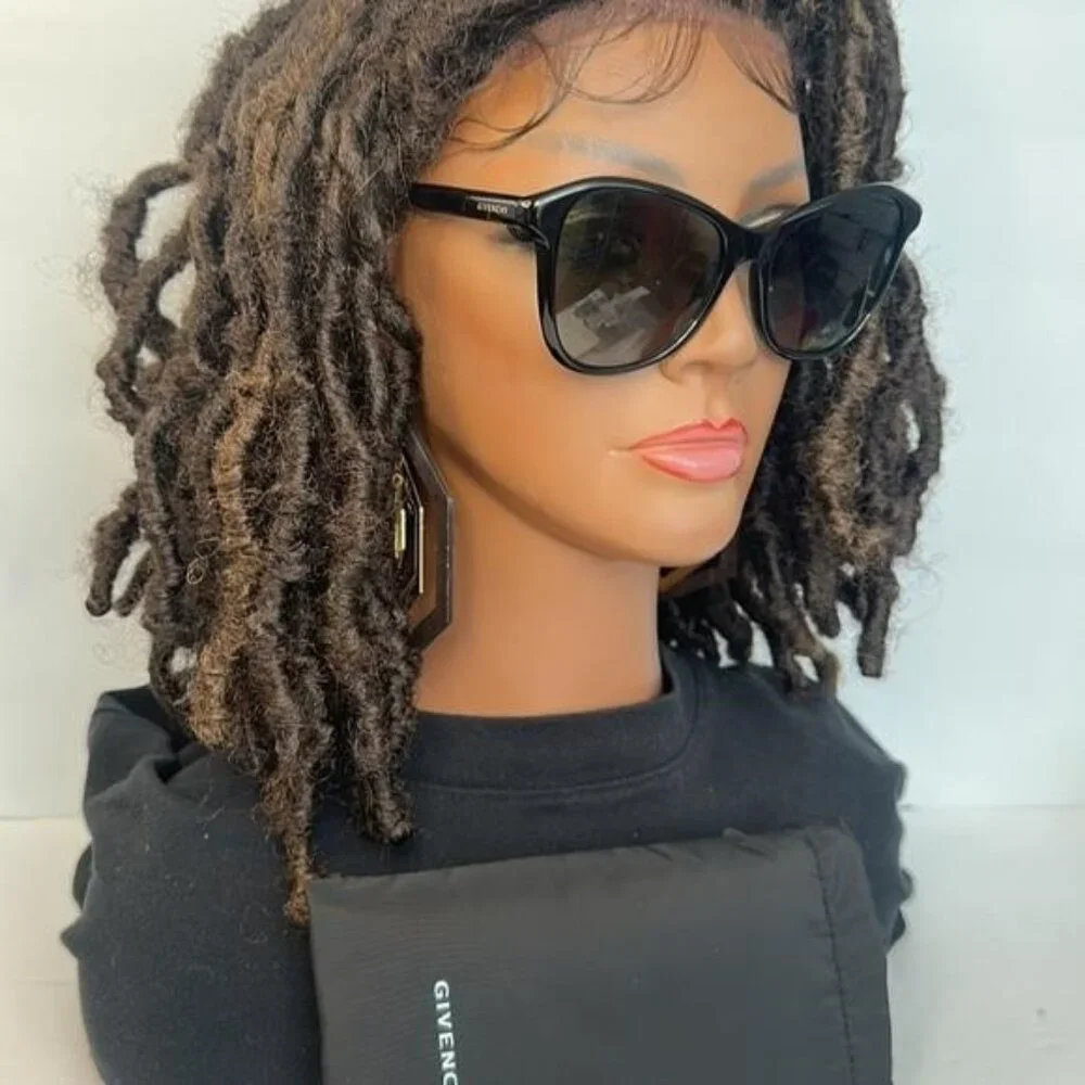 New Authentic GIVENCHY Black /Grey /Gold Acetate Frame Sunglasses -GV7198S