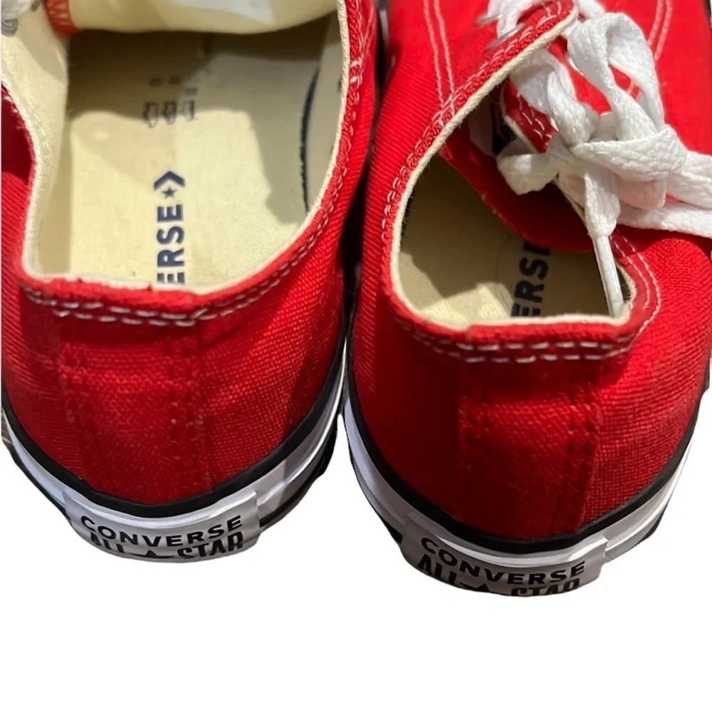 Converse red sneakers