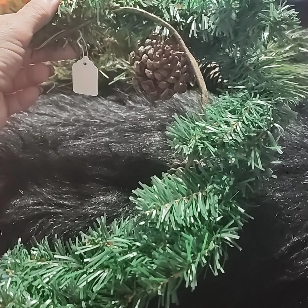 VINTAGE Christmas Decorations touch round add