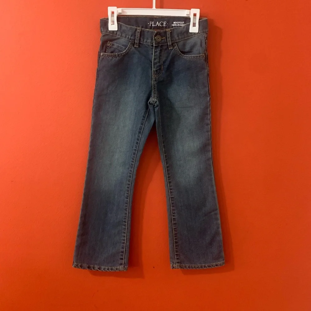 The Children’s Place Bootcut Dark Wash Jeans Girls 6