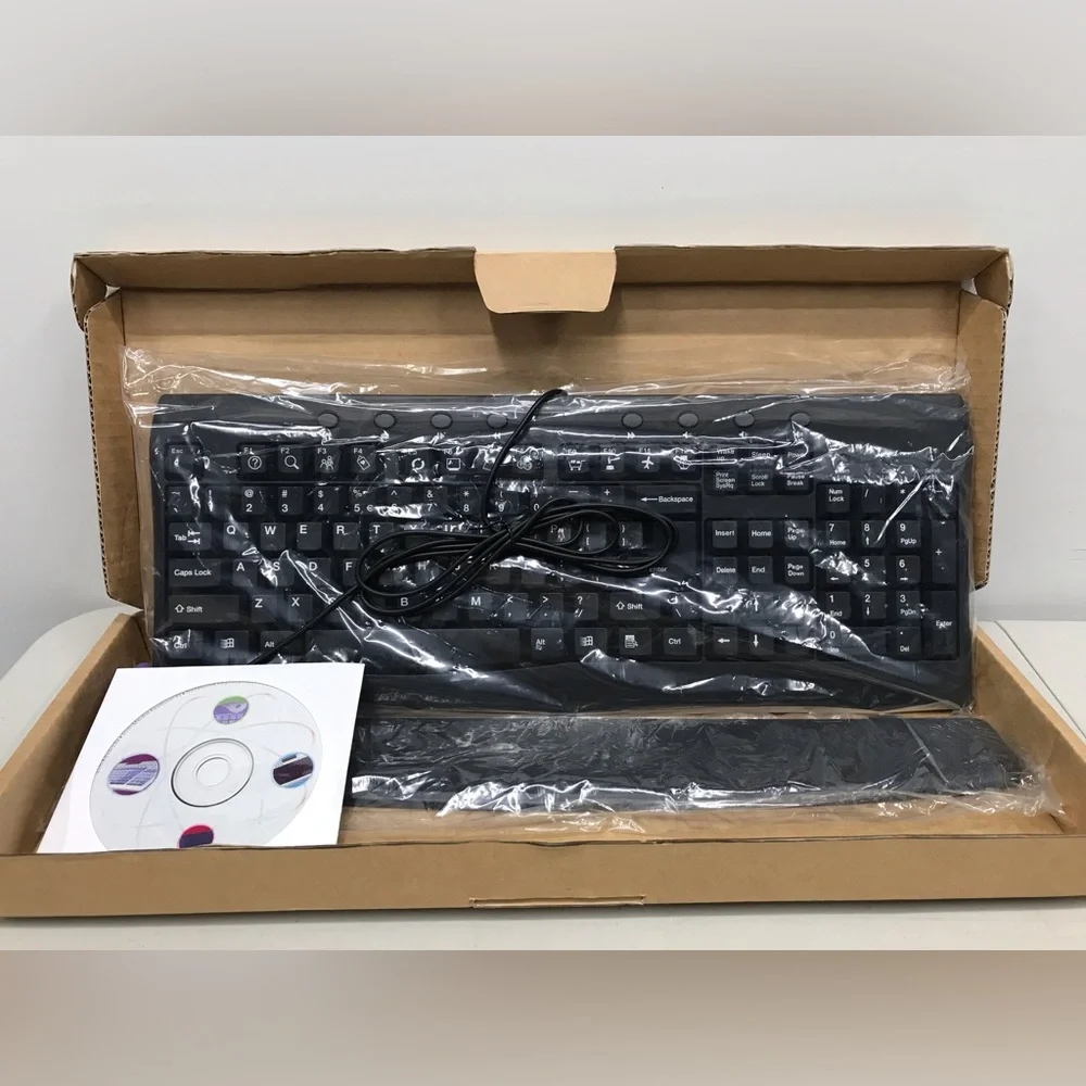 Vintage Zippy WK-88 Inter-Media Desktop Computer Keyboard‎ BRAND NEW IN BOX!