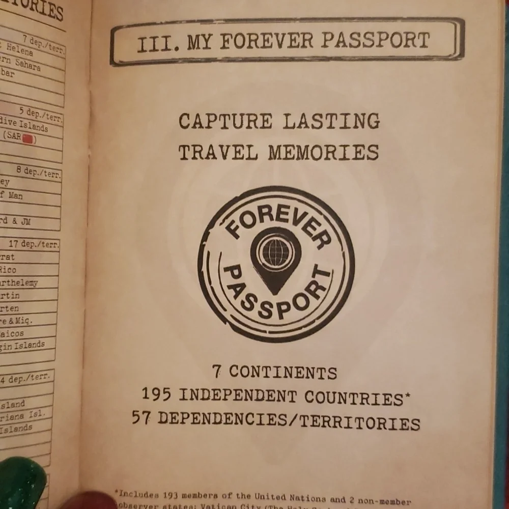 FOREVER Passport book / travel planner