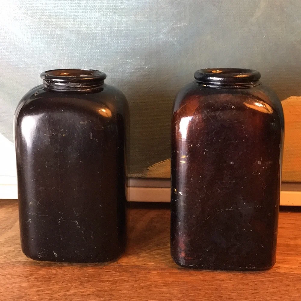 Vintage antique brown
