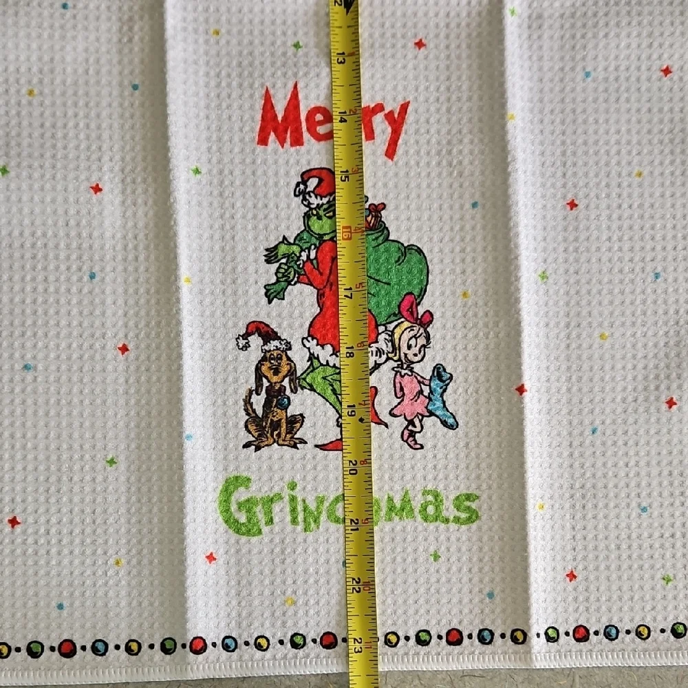 Merry Grinchmas Holiday Hand Towel