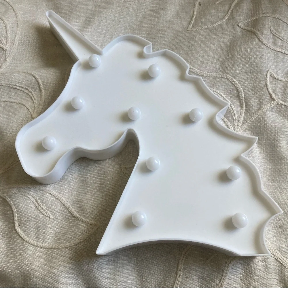 White Unicorn LED Light