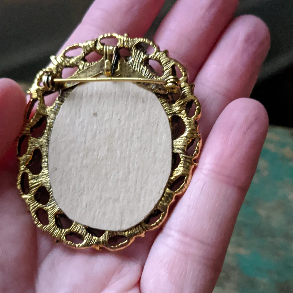 Vintage embroidered linen