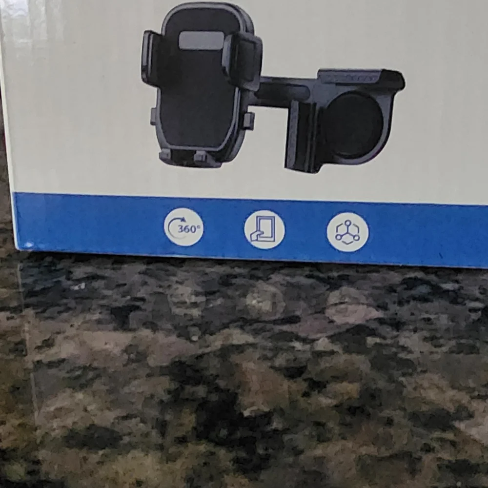 Tesla Black and Blue Phone Stand with Display