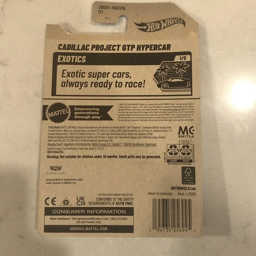 Mattel sleek fast