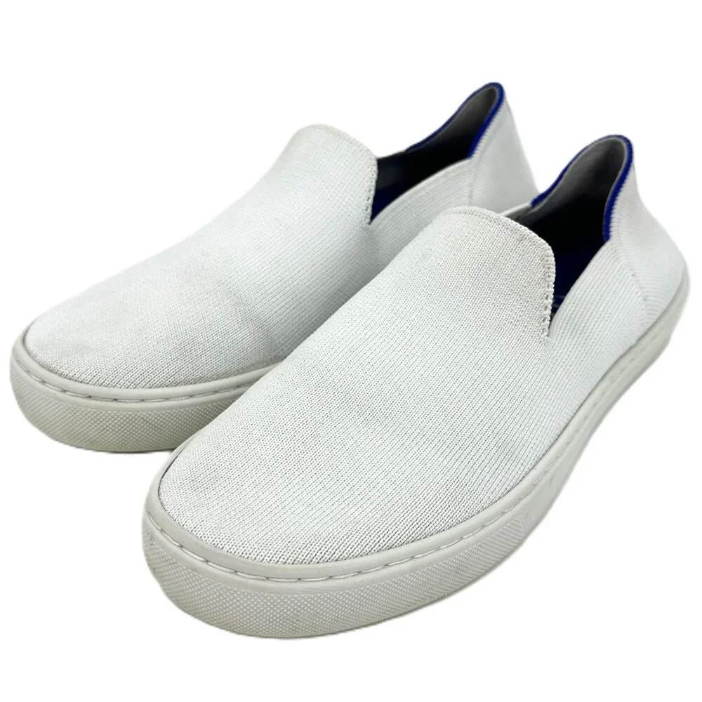 Rothy's the Original Slip-On Washable Sneakers White‎ Size 7