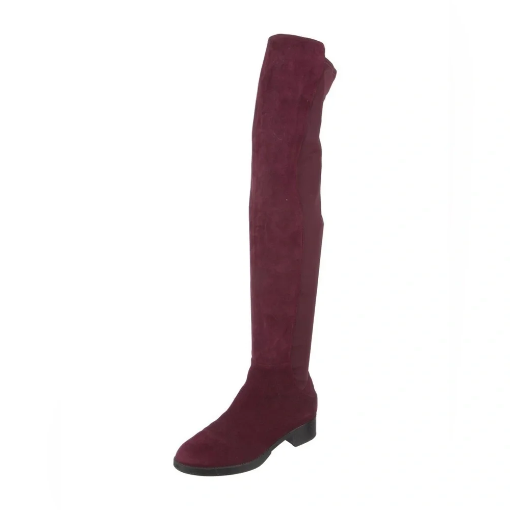 Tory Burch Caitlin over the knee suede boots