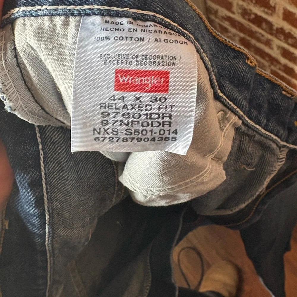 Wrangler dark wash