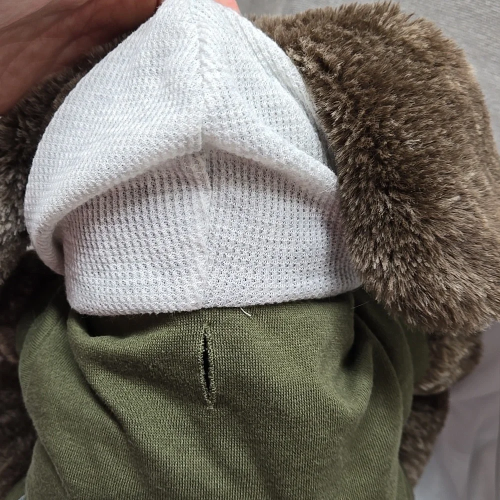 Pup Crew waffle light stitching