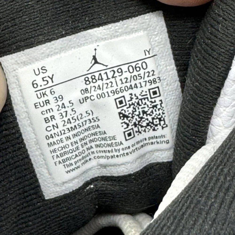 Jordan brand size look