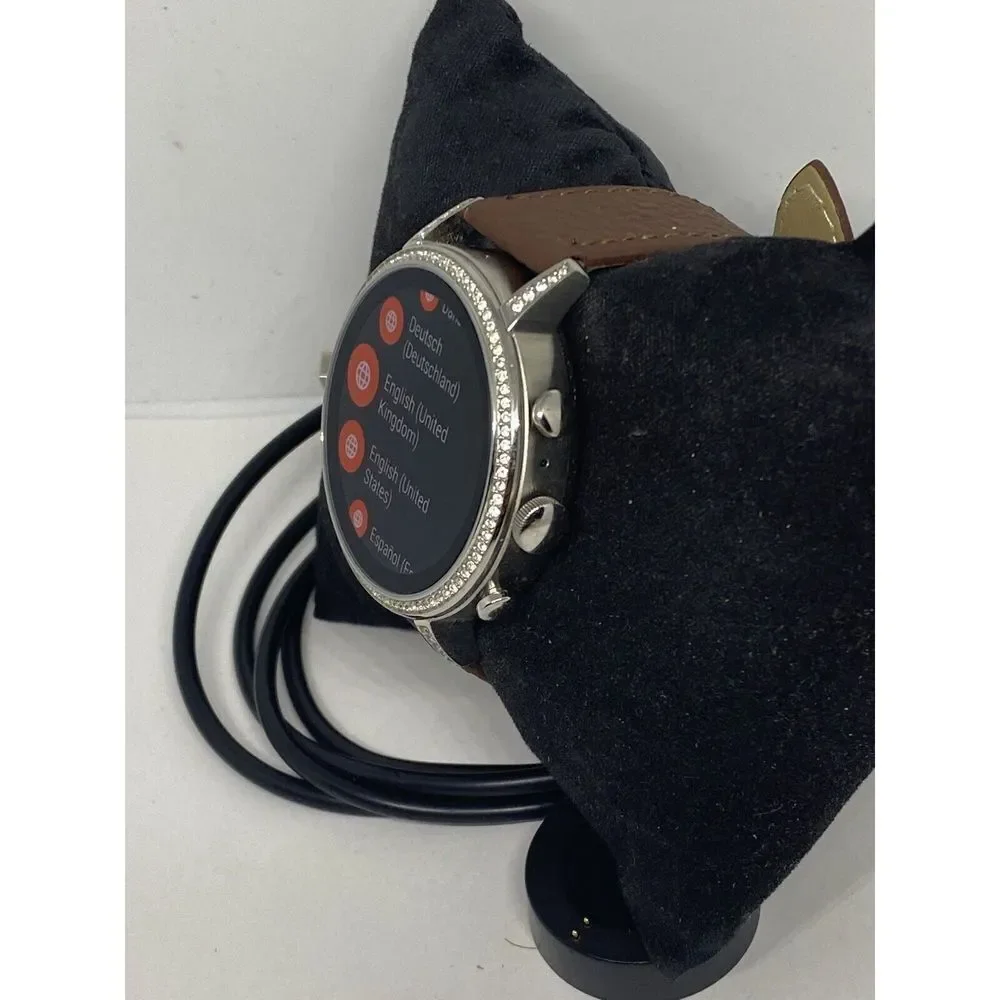Fossil Gen 4 Authentic Digital Dial Smart Watch Custom Band FTW6013 AB428