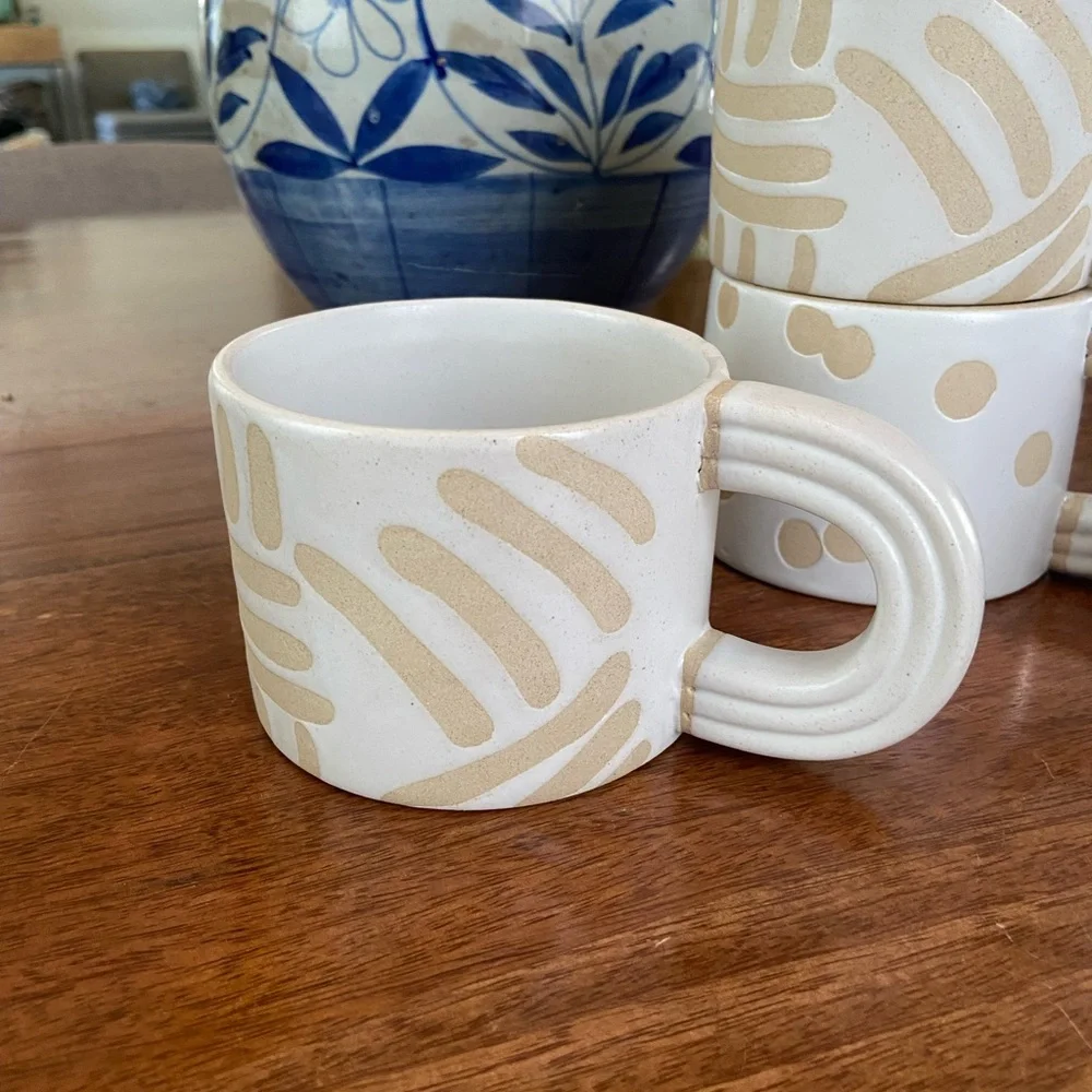 West Elm set stoneware