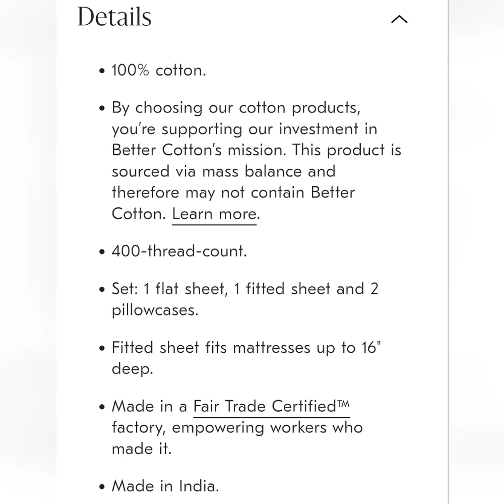 West Elm 400 thread