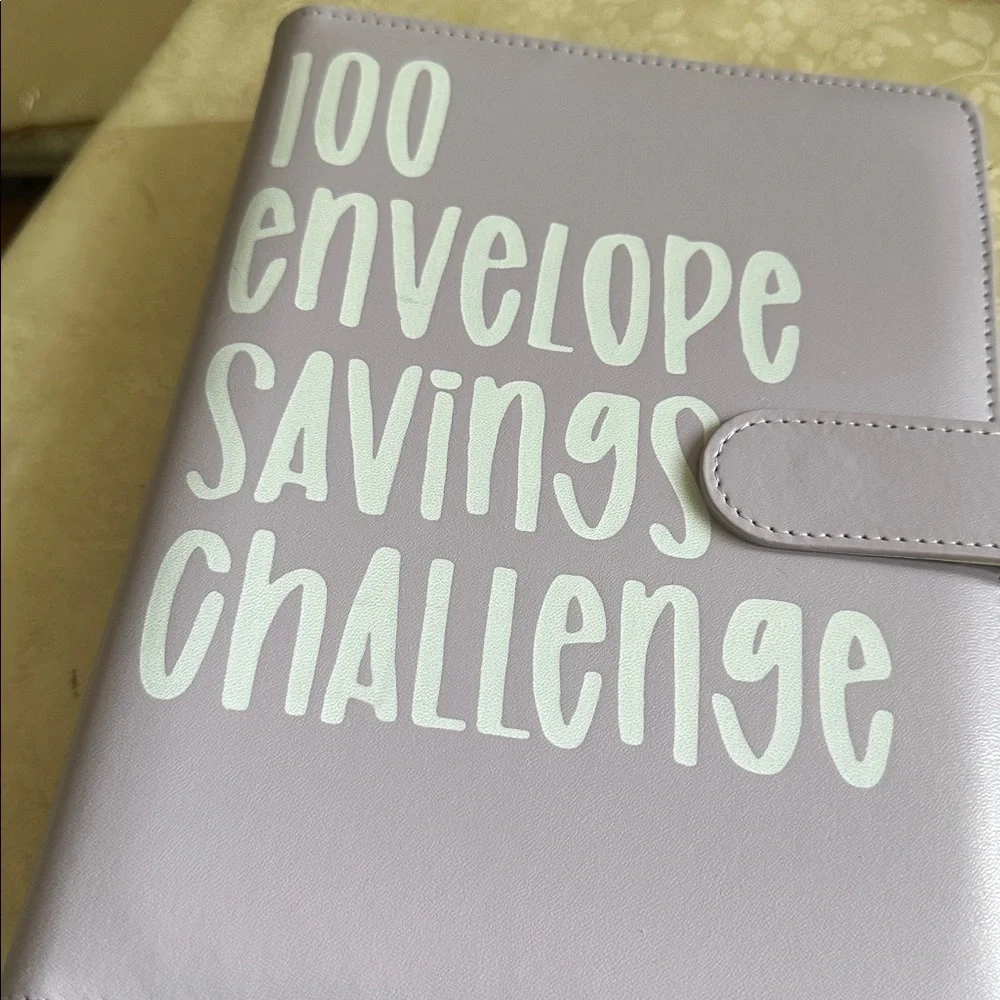 Lavender Savings Challenge Binder