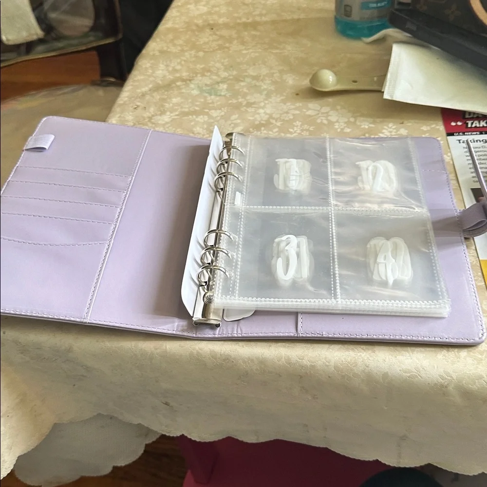 N/A lavender binder