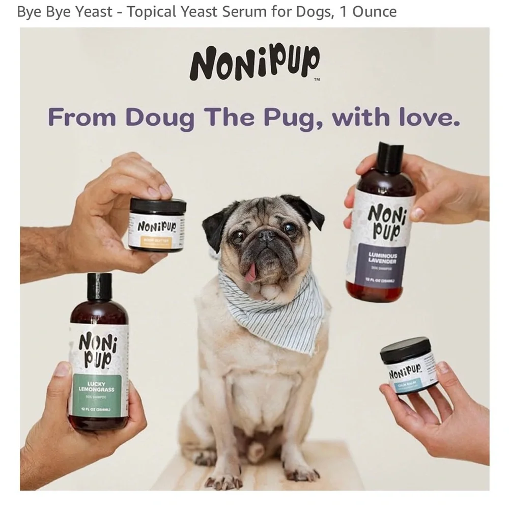 NEW Nonipup Dog Yeast Paw and Ear Serum