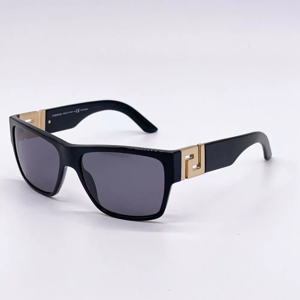 New Versace Black Unisex Sunglasses