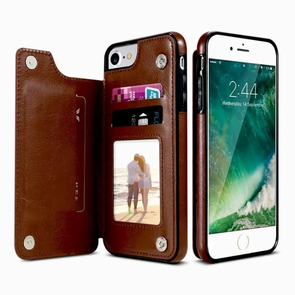 iPhone 6 Kickstand Case in Brown