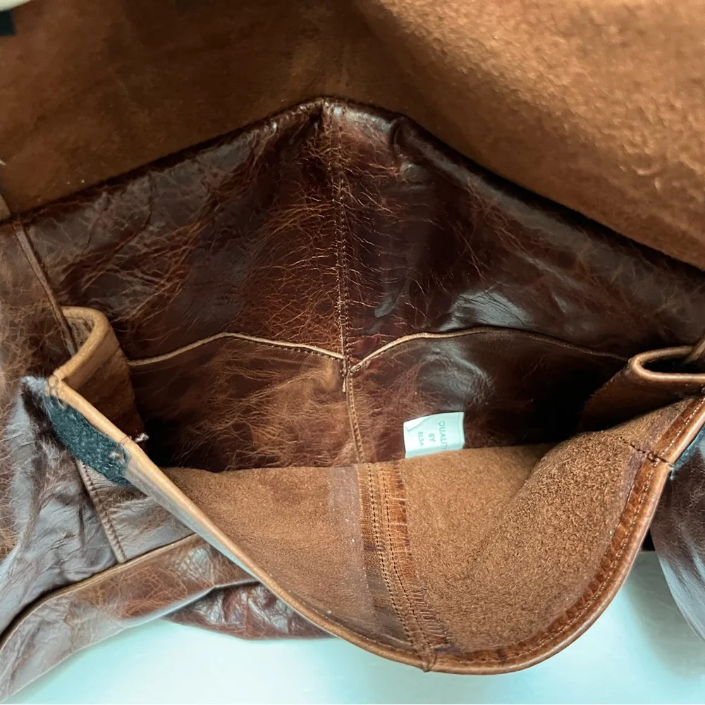 Handcrafted Leather With Zippered Compartments Traveling Duffel Bag Size XL