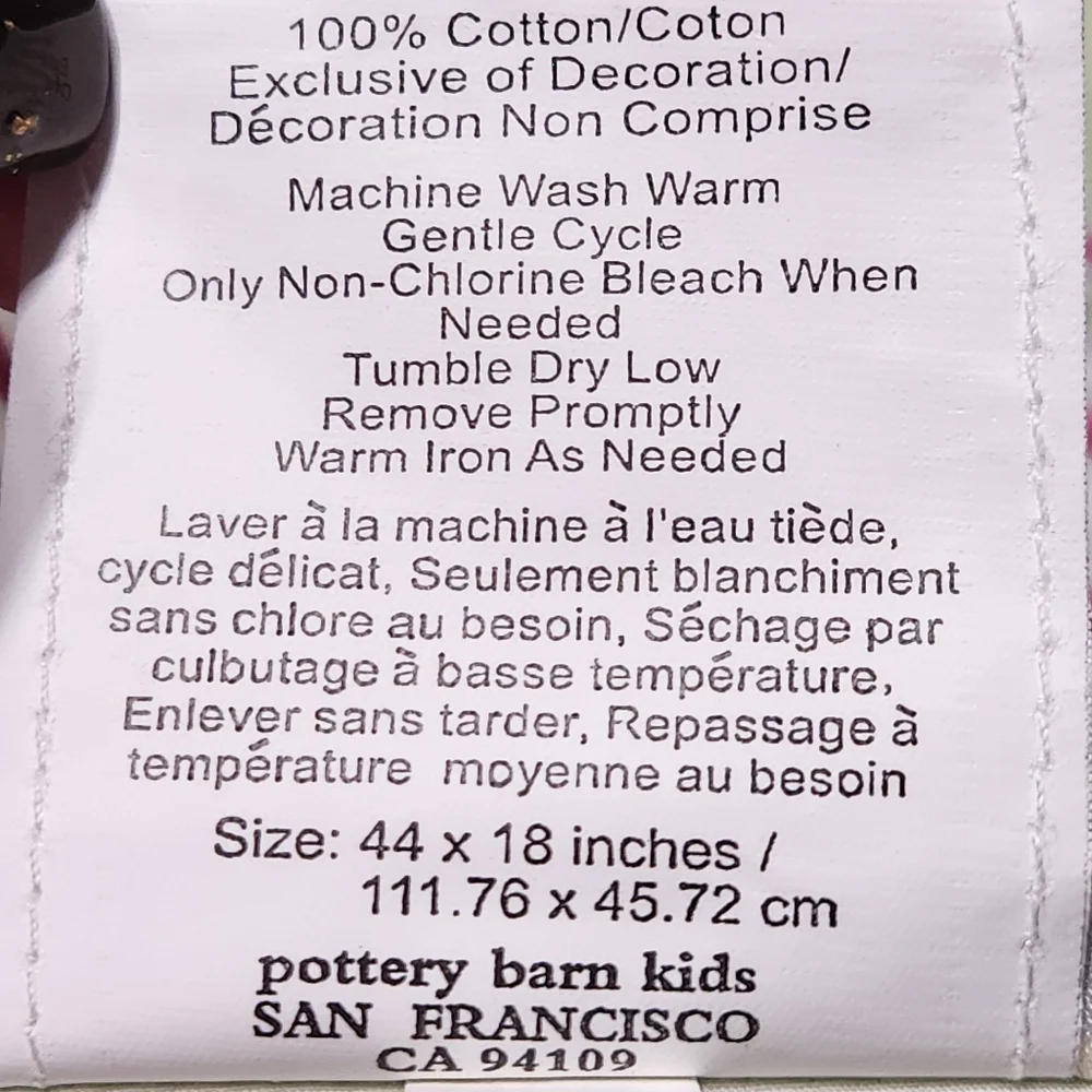Pottery Barn Kids add touch