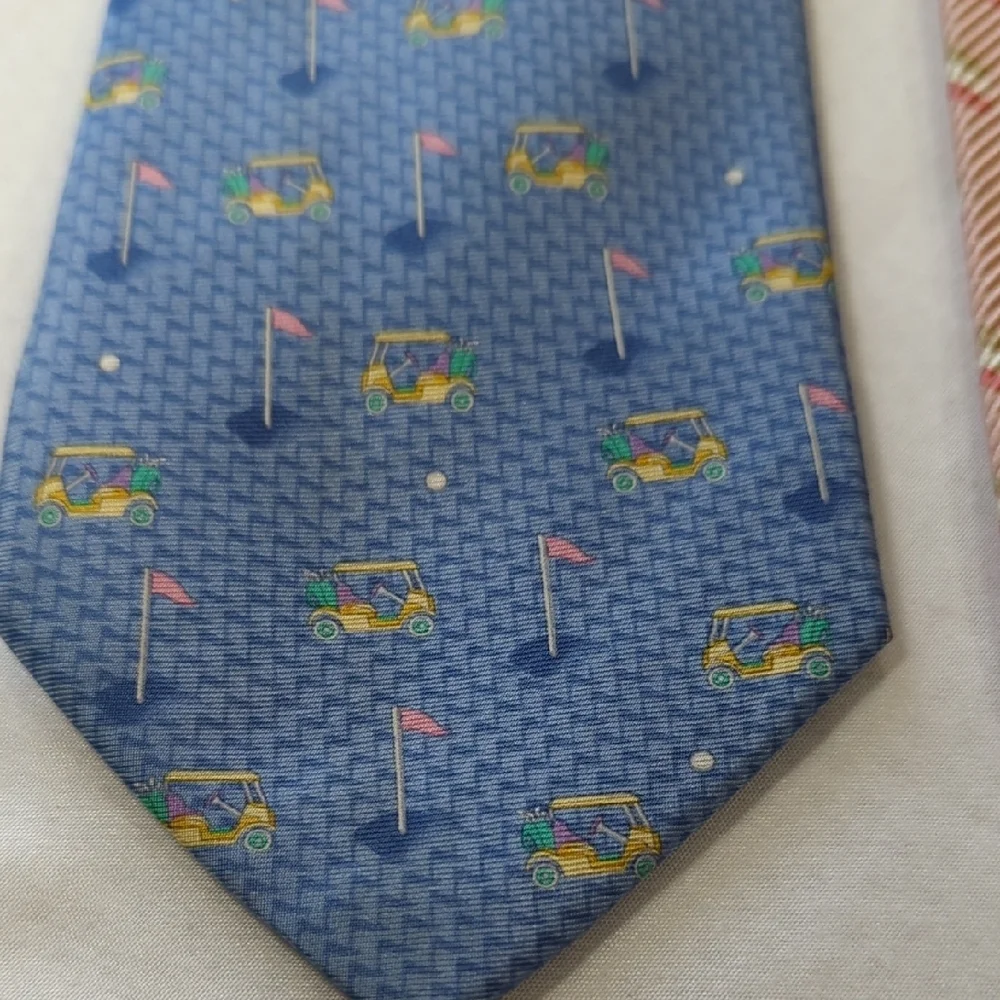 Gianfranco Ferre Blue and Pink Ties
