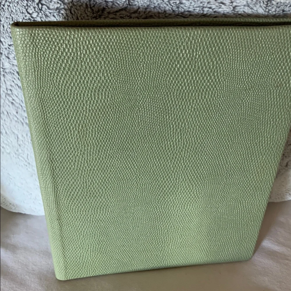Green Textured Notebook