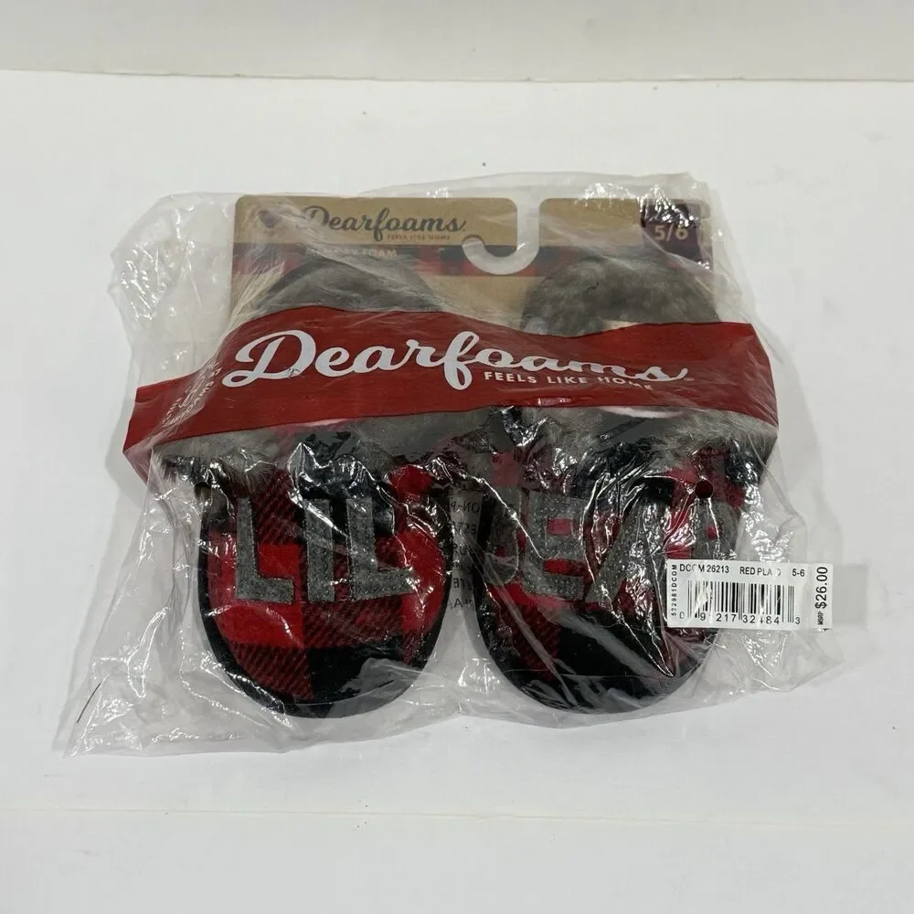 Dearfoams unisex slippers