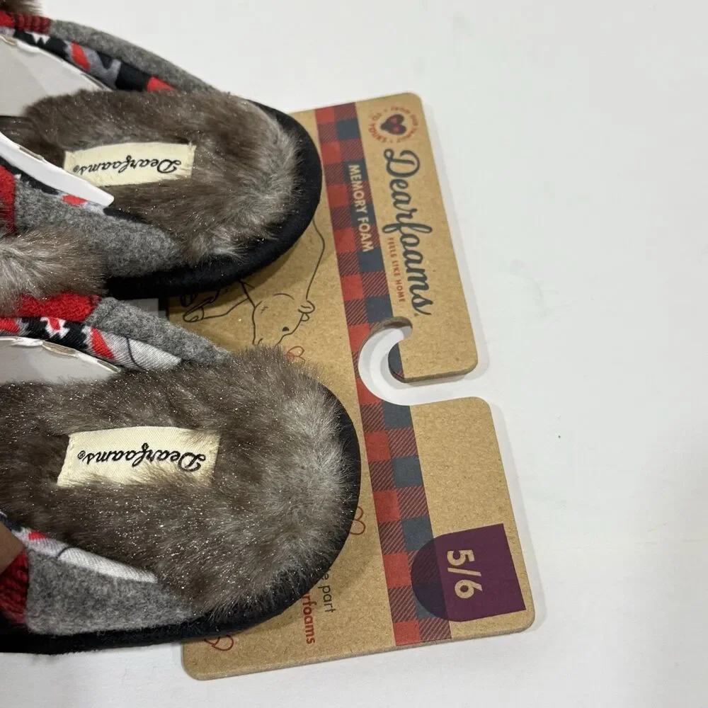 Dearfoams unisex slippers