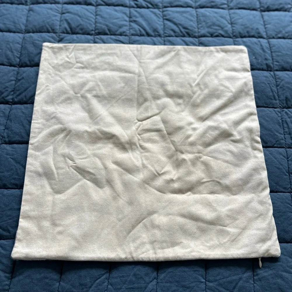 West Elm textured pillow
