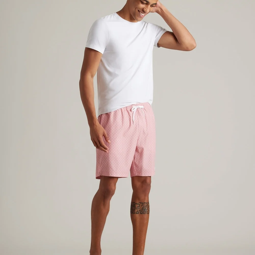 RHONE Pressed Rose Patterned Swim Trunks Size Xxl Nwt