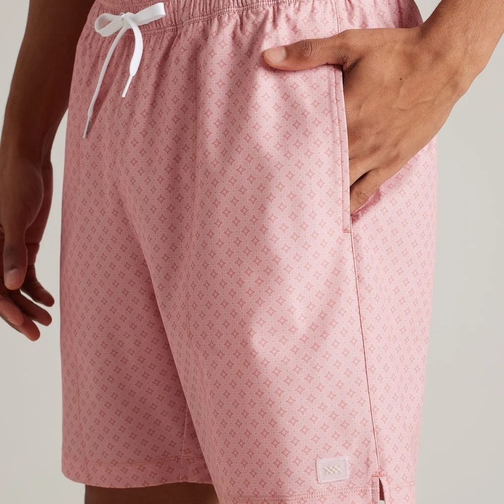 RHONE Pressed Rose Patterned Swim Trunks Size Xxl Nwt