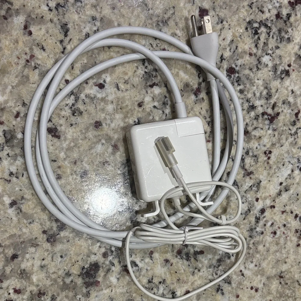 White Power Adapter with Cable