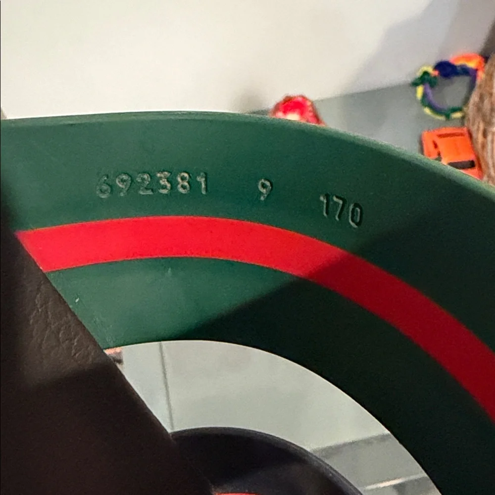 Gucci Red and Green Men's Sandals