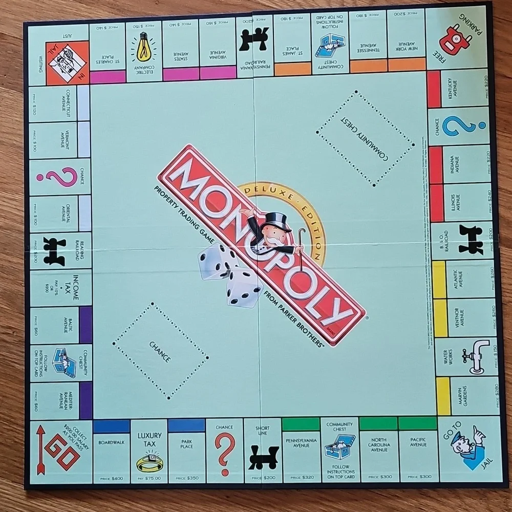 Monopoly Deluxe Edition Board Game 1998