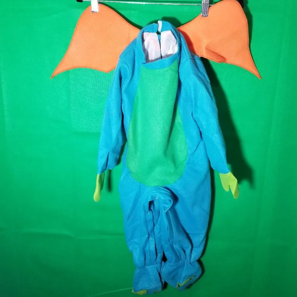 InCharacter Plush Dinky Dragon Infant Costume 12-18 Months (Missing Head Piece)