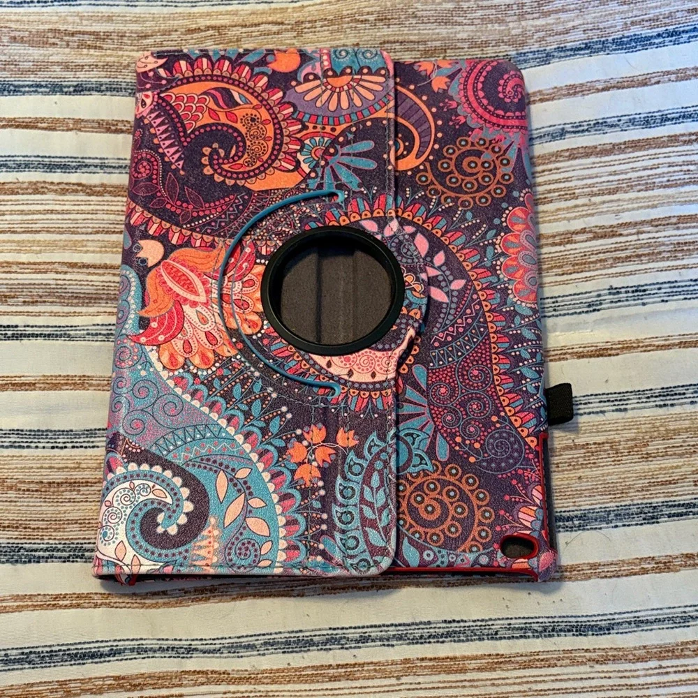 Colorful Paisley tablet cover