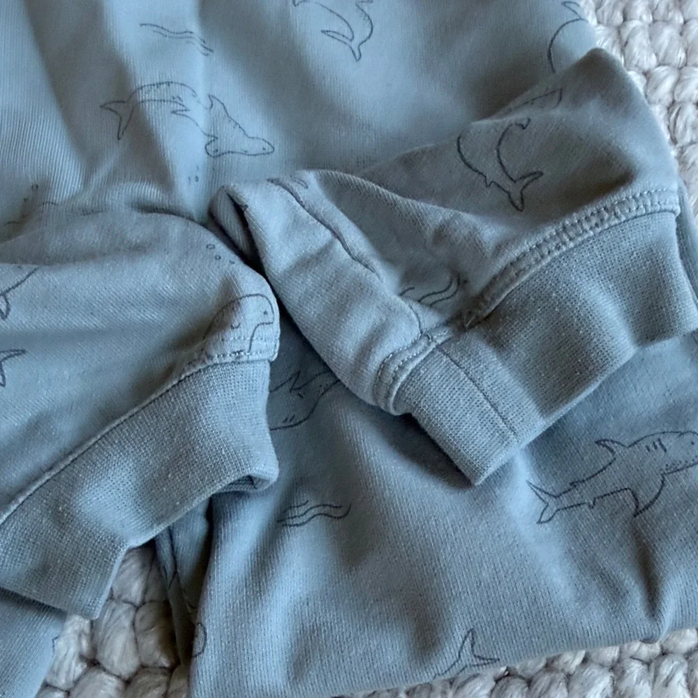 Rylee and cru Shark Print Jogger Pants - Blue 4-5 years