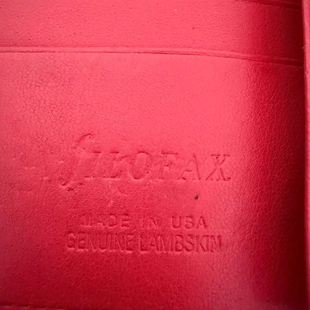 filoFAX elegant red