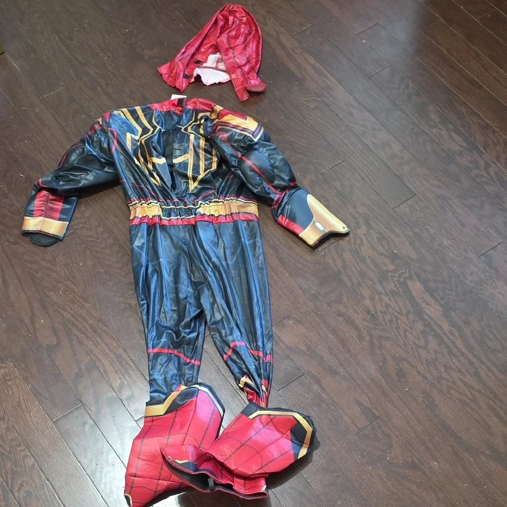 Marvel Spider-Man Integrated Suit Kids Costume - Red, Black, Yellow