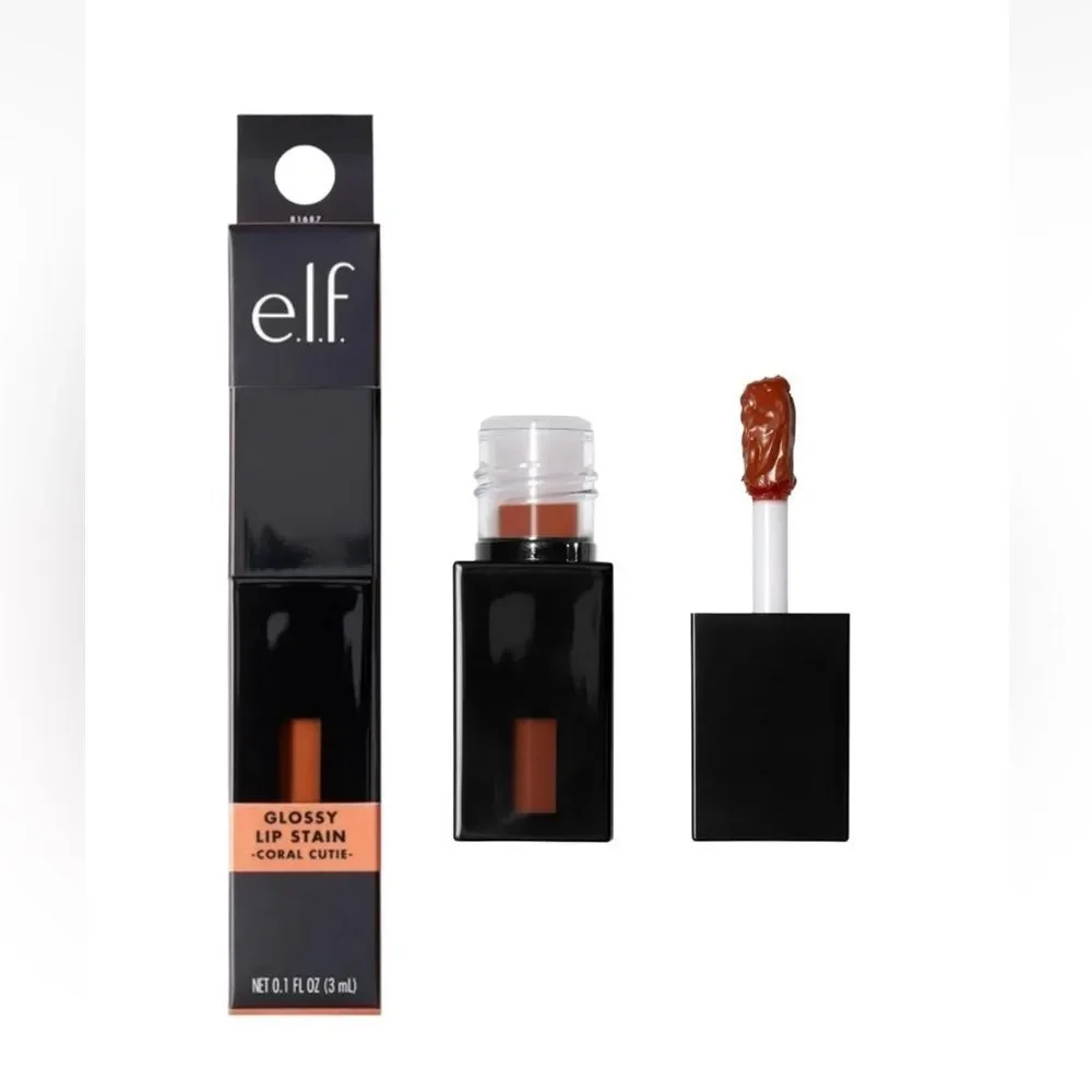 ELF Glossy Lip Stain - Coral NIP