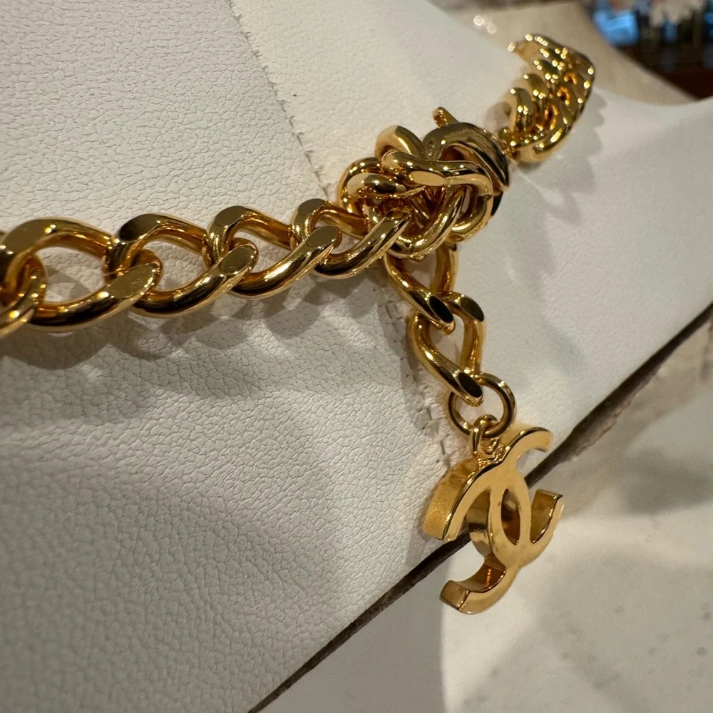 Chanel Rue Cambon Pendant Chain Necklace 22A
