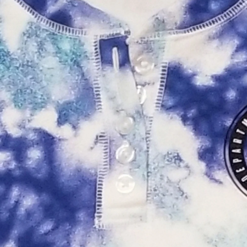 Justice Active Wear Purple & Blue Tie-dye Long Sleeve Sweatshirt 7 S/M