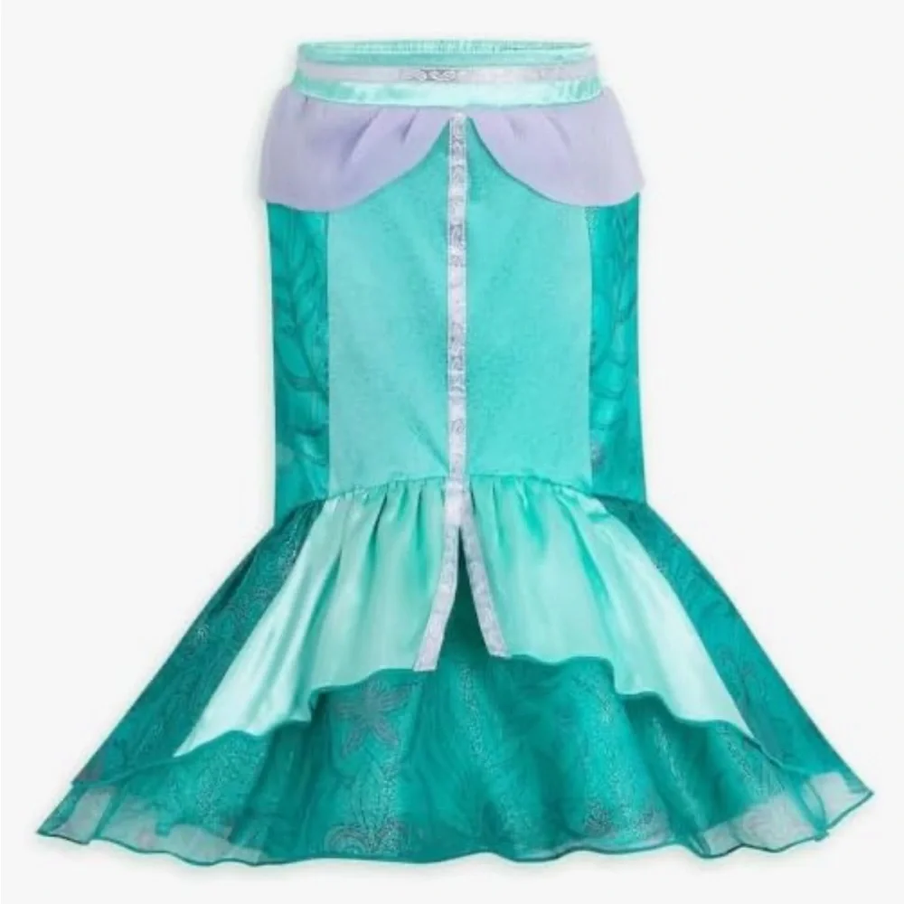 DISNEY Princess Ariel Mermaid Costume Sparkling Purple Green Dress girl