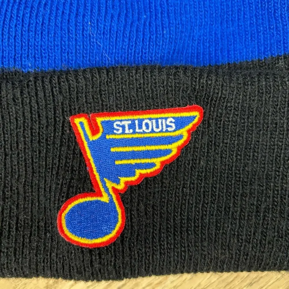Vintage 1980’s Saint Louis Blues Stocking Cap Hat Cap Beanie STL