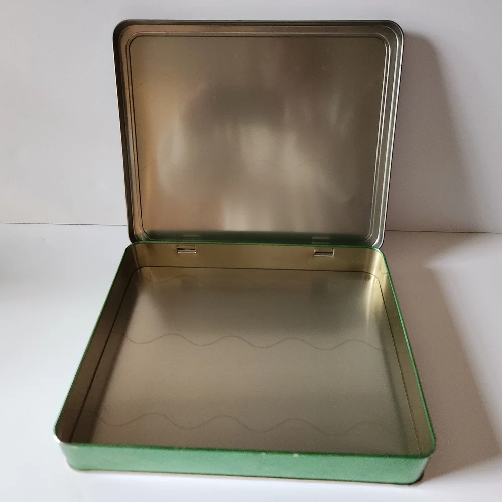 Hinged Vintage Whitman's Sampler Tin with Pissaro Graphics